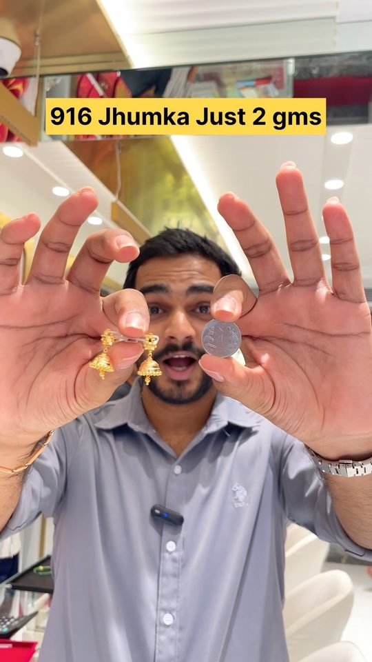 Jhumkas from 2 grams — Nakoda Gold on Instagram