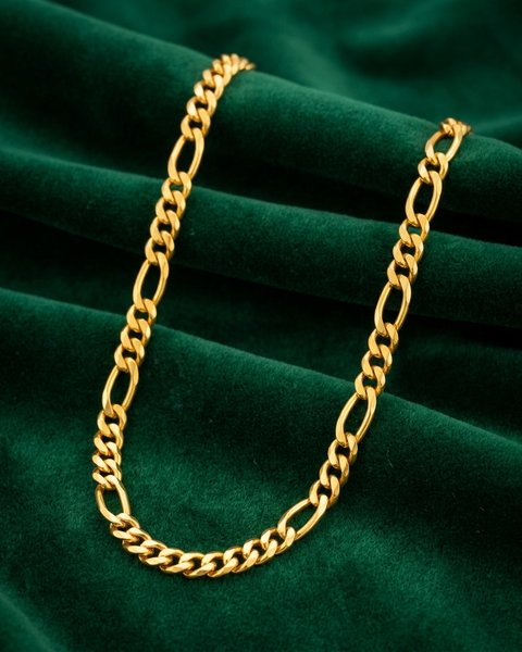 Figaro Chain, 20 inch, 22K Gold, 26.020 g