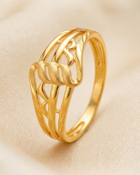 Infinity Lattice Ring, 22K Gold, 1.649 g
