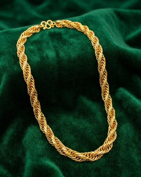 Rope Chain, 22 inch, 22K Gold, 67.970 g