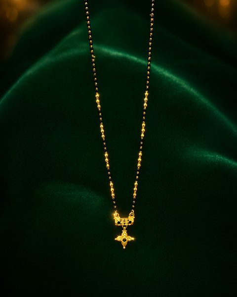Star Vati Mangalsutra, 22K Gold, 7.250 g