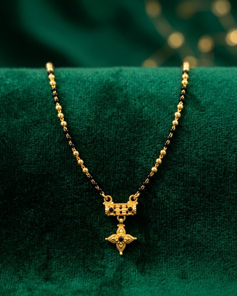 Star Vati Mangalsutra, 22K Gold, 7.250 g